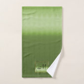Chartreuse Yellow Green laat het garen Bad Handdoek (Handdoek)