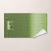 Chartreuse Yellow Green laat het garen Bad Handdoek (Handdoek)