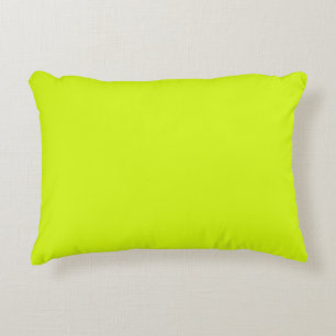  Chartreuse Yellow (vaste kleur)  Accent Kussen