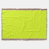 Chartreuse Yellow (vaste kleur) Deken (Voorkant)