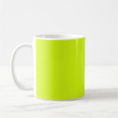 Chartreuse Yellow (vaste kleur) Koffiemok (Links)