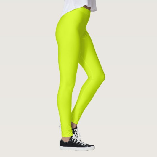 Chartreuse Yellow (vaste kleur) Leggings (Rechts)