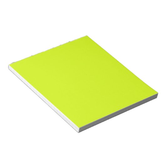 Chartreuse Yellow (vaste kleur) Notitieblok (Schuin)
