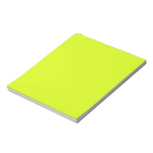 Chartreuse Yellow (vaste kleur) Notitieblok