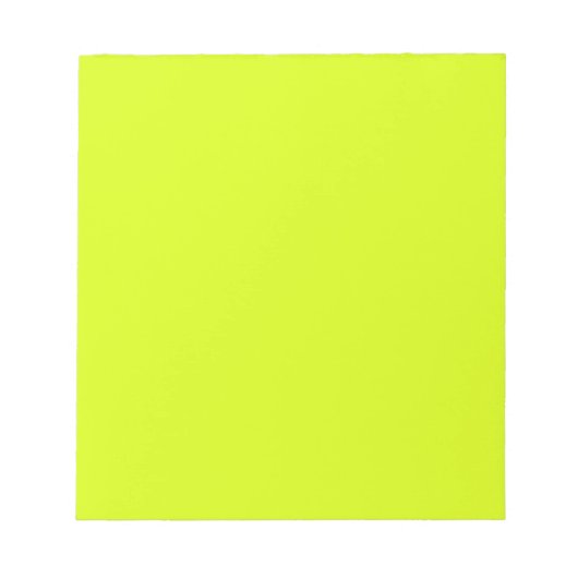 Chartreuse Yellow (vaste kleur) Notitieblok (Voorkant)