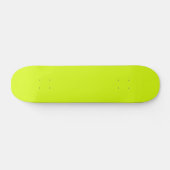 Chartreuse Yellow (vaste kleur) Persoonlijk Skateboard (Horizontaal)