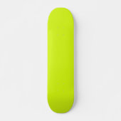 Chartreuse Yellow (vaste kleur) Persoonlijk Skateboard (Voorkant)