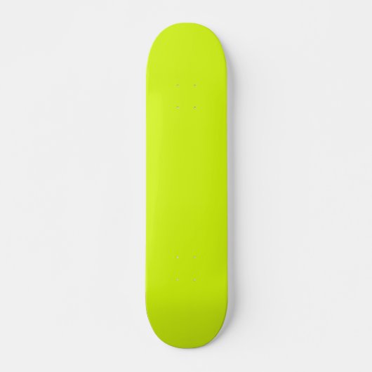 Chartreuse Yellow (vaste kleur) Persoonlijk Skateboard (Voorkant)