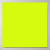 Chartreuse Yellow (vaste kleur) Poster (Voorkant)