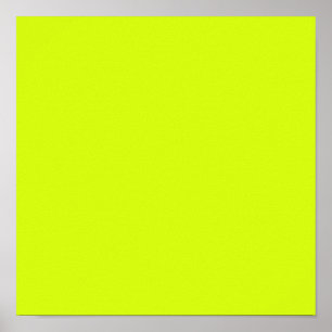 Chartreuse Yellow (vaste kleur) Poster