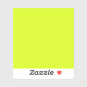 Chartreuse Yellow (vaste kleur) Sticker (Vel)