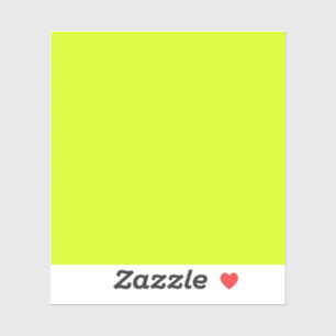 Chartreuse Yellow (vaste kleur) Sticker