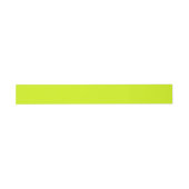 Chartreuse Yellow (vaste kleur) Uitnodigingen Wikkel (Vlak)