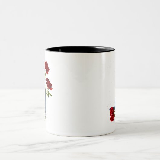 Chartreux Amid Rozen (EU) Tweekleurige Koffiemok (Center)