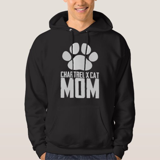 Chartreux cat  Chartreux  Chartreux kitten Hoodie (Voorkant)