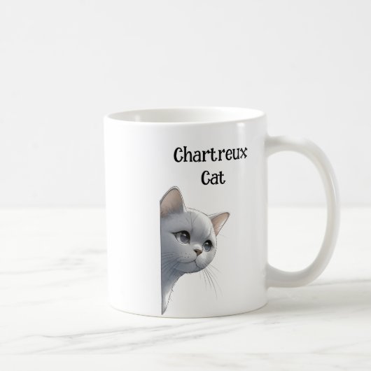 Chartreux Cat Koffiemok (Rechts)