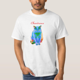 Chartreux Cat-Neon T-Shirt