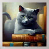 Chartreux Cat Poster (Voorkant)