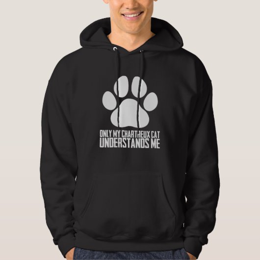 Chartreux  Chartreux cats  Chartreux mommy Hoodie (Voorkant)