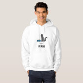 Chartreux kat sweatshirt (Voorkant volledig)