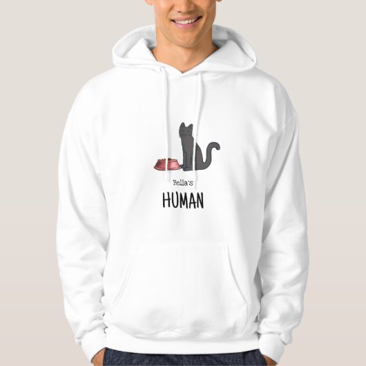 Chartreux kat trui hoodie (Voorkant)