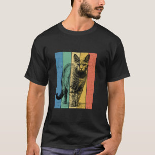 Chartreux kattenportret stijl mama vader lang t-shirt