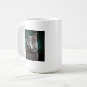 Chartreux Kattenras Koffiemok (Voorkant links)