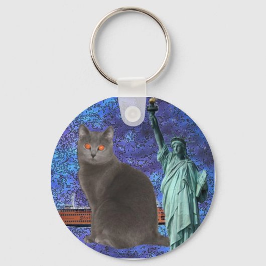 Chartreux NYC Sleutelhanger (Voorkant)