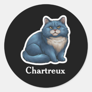 Chartreux Ronde Sticker