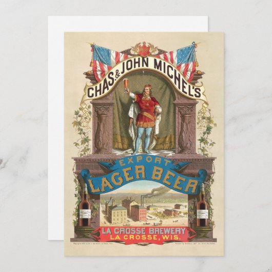 Chas. Het exportbier van John Michel (Voorkant / Achterkant)