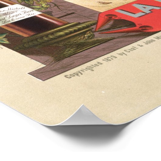 Chas. Het exportbier van John Michel Poster (Hoek)