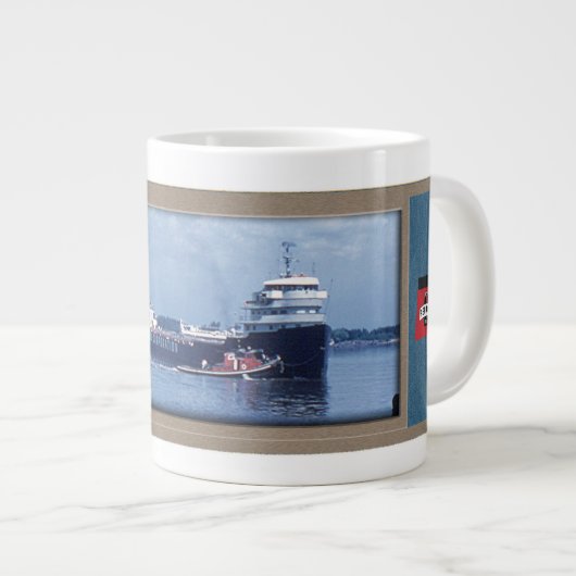 Chas M. White jumbo mok (Voorkant rechts)