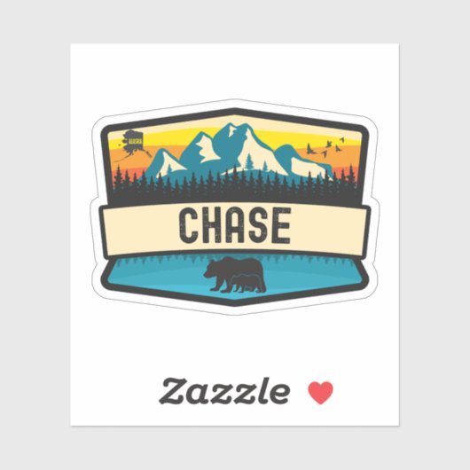 Chase, Alaska Sticker (Vel)