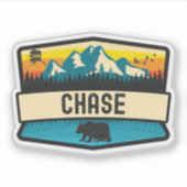 Chase, Alaska Sticker (Voorkant)