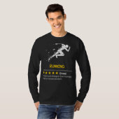 Chase Away Stress: Hardlopen - Goedkoper, Sneller, T-shirt (Voorkant volledig)