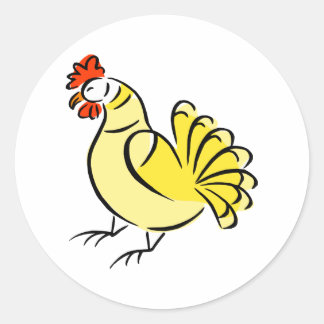 Chase Chicken Ronde Sticker