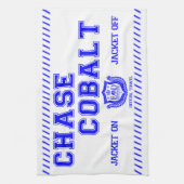 Chase Cobalt Theedoek (Verticaal)