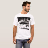 Chase de droom: Zwart-wit T-shirt (Voorkant volledig)