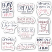 Chase Die Dromen 10pc Waterdichte Sticker Set (Voorkant)