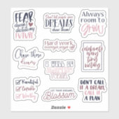 Chase Die Dromen 10pc Waterdichte Sticker Set (Vel)