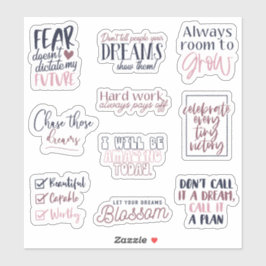 Chase Die Dromen 10pc Waterdichte Sticker Set