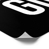 Chase doelen niet meisjes - Gym, drukte, succes Poster (Hoek)