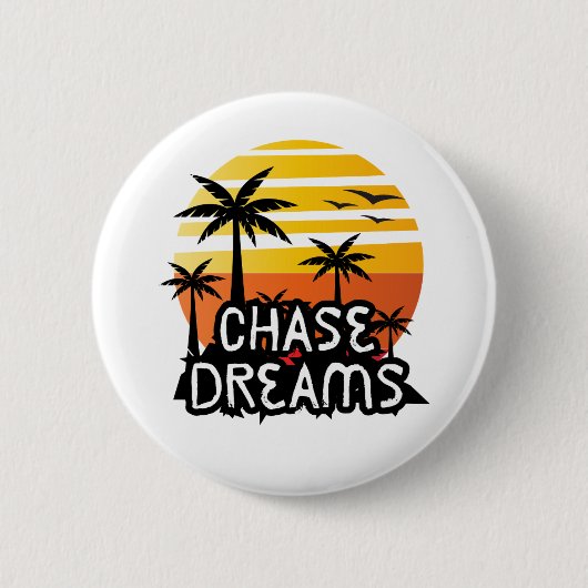 Chase Dreams Ronde Button 5,7 Cm (Voorkant)