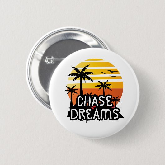 Chase Dreams Ronde Button 5,7 Cm (Voorkant /achterkant)