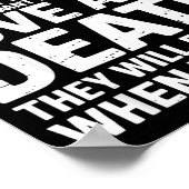 Chase Everything You Want Except Love And Death En Poster (Hoek)