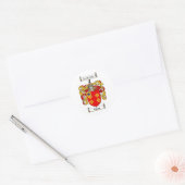 CHASE FAMILY CREST - ACHTERVOLGINGSWAPEN RONDE STICKER (Envelop)