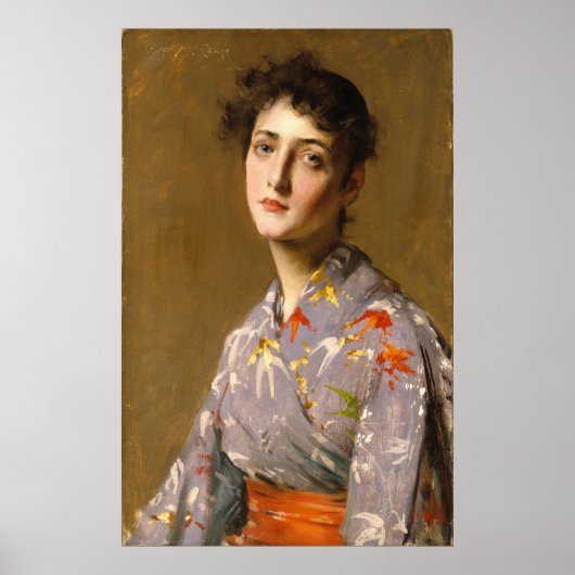 Chase Girl in een Japans kostuum CC0117 Poster (Voorkant)