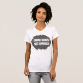 "Chase Goals Not Approval" Motivatie vrouwen T-shirt (Voorkant volledig)