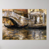 Chase - Gondolas Along Venetian Canal, 1913 Poster (Voorkant)