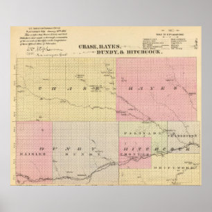 Chase, Hayes, Dundy en Hitchcock, Nebraska Poster